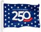 G128 USA 250th Anniversary Stars Flag | 3x5 Ft | Double Sided Printed 150D Polyester | America 1776-2026 Patriotic Banner with Brass Grommets | Durable Indoor/Outdoor Celebration Flag